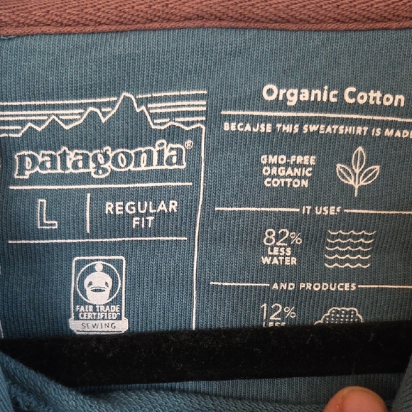 Patagonia Blue Hoodie for Women - Picture 2 of 4